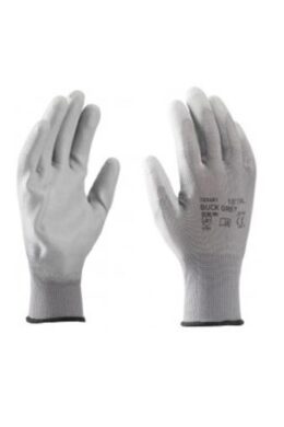 Pracovní rukavice BUCK, vel. 8, nylonové, bílé  (8845)