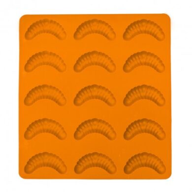 Forma silikon Rohlíček 15 oranžová  (99598)
