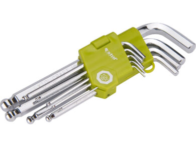 Sada L-klíčů imbus  9 ks, L 1,5-10mm, Extol  (27074)