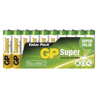 Baterie GP Super alkaline LR03 (AAA) 10 ks  (100372)