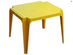 Stůl dětský žlutý - Plastový dětský stoleček
