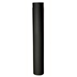 Krbová roura kouřová 200mm/1000 t.1,5mm, černá - Krbov roura 200mm/1000 t.1,5mm